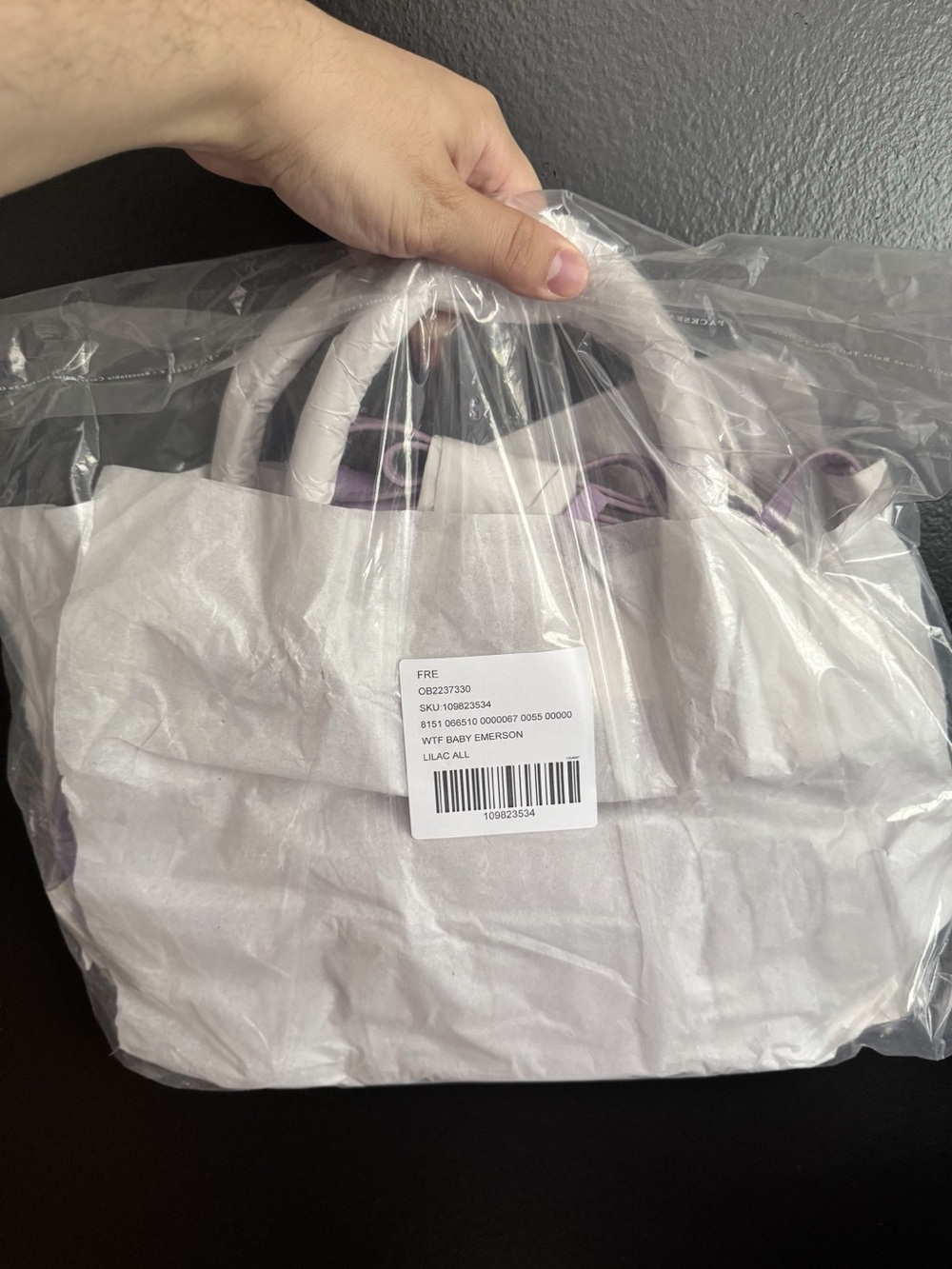 Lilac Baby Emerson Free People Tote - Picture 2 of 2